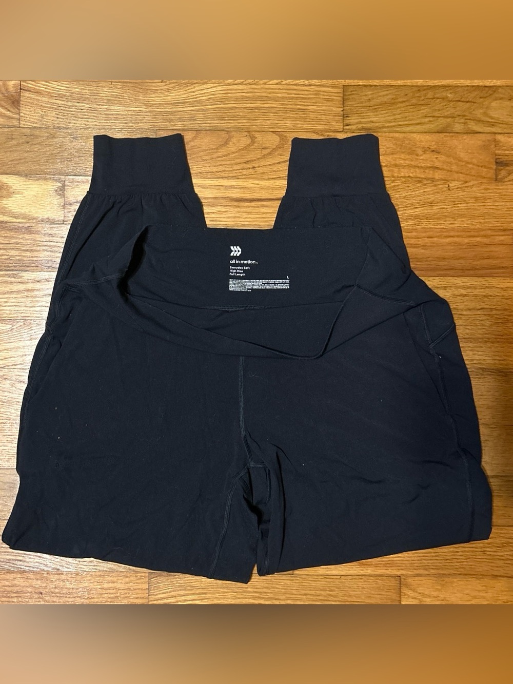 all in motion Black Sculpting High-Waist Leggings